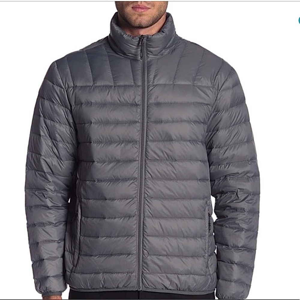 Hawk & Co Grey Down-Filled Men’s Jacket Size S